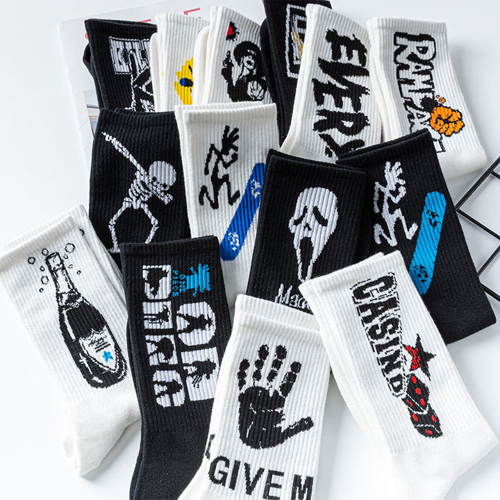 High-Quality Cotton Hip-Hop Basketball Socks for Men