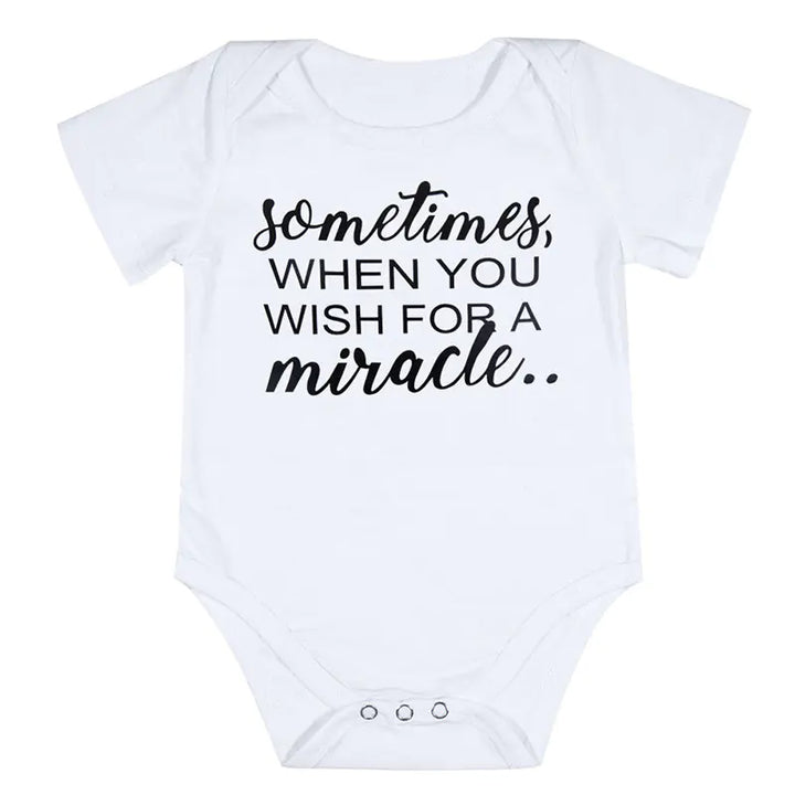"Twins Baby Onesies with Cute Short Sleeve Design"