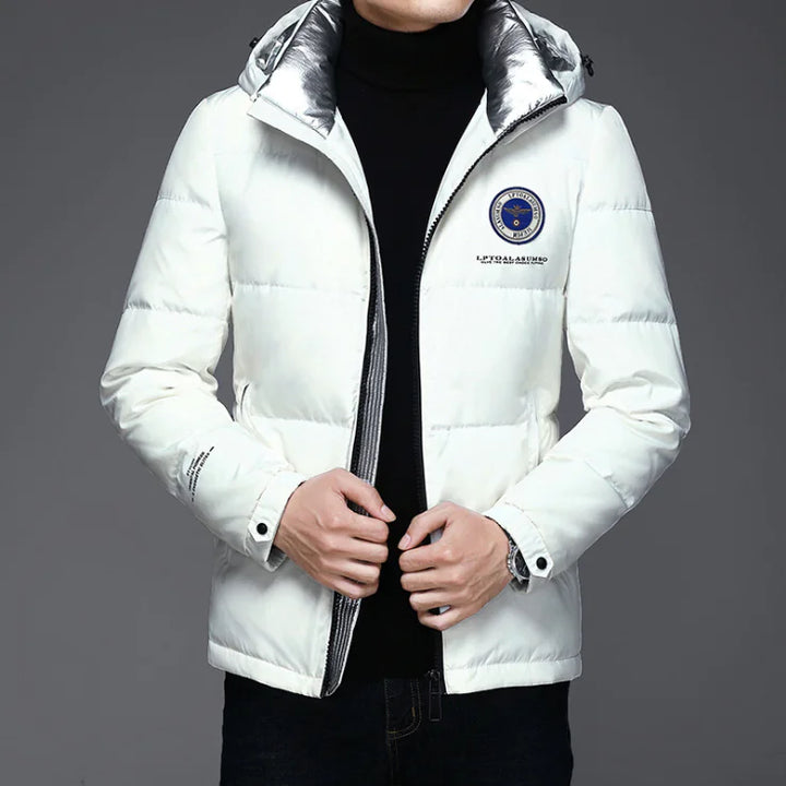 Winter Hooded Down Jacket for Men - Warm and Cold Proof