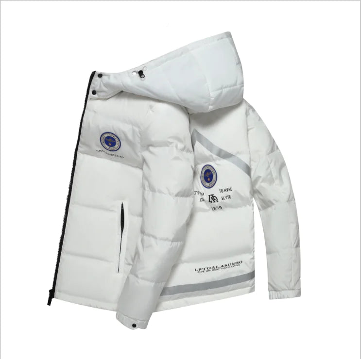 Winter Hooded Down Jacket for Men - Warm and Cold Proof