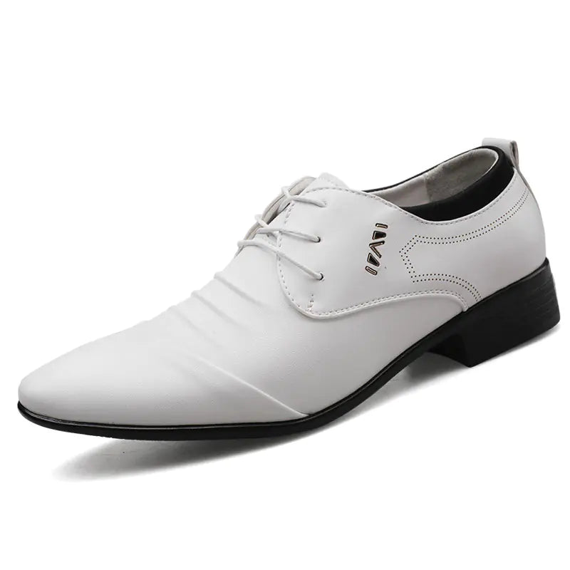 Men's Casual Business White Sneakers