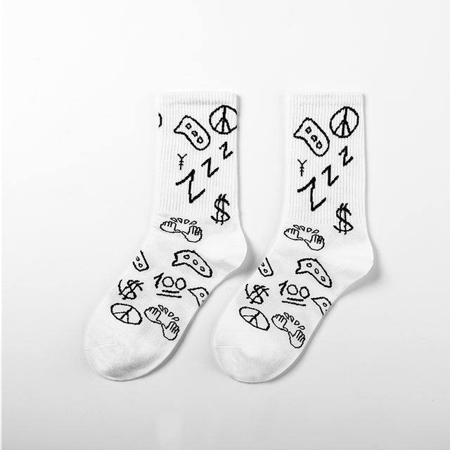 High-Quality Cotton Hip-Hop Basketball Socks for Men