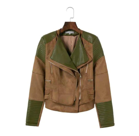 European and American Leather Motorcycle Jacket